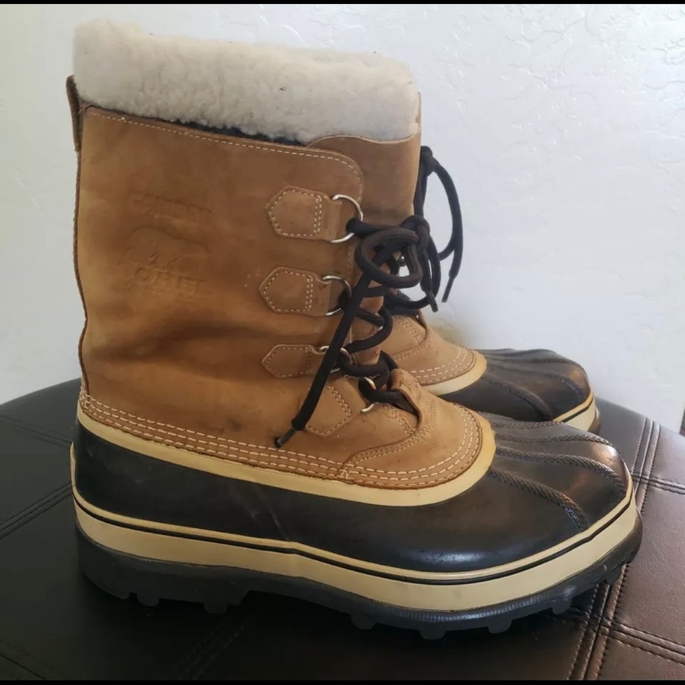 Sorel Mens Bruno Caribou Waterproof sz 12 LIKE NEW